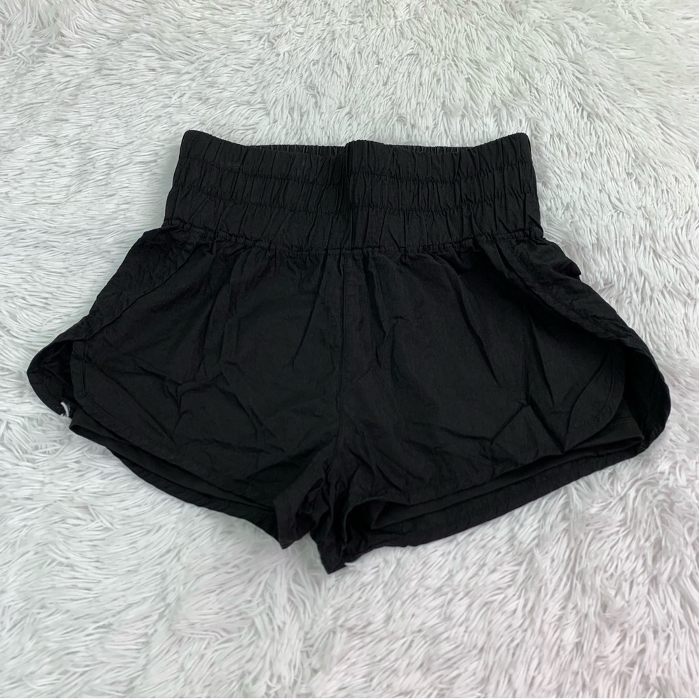 Kyoyo Black Women's High-Waisted casual athletic Shorts‎